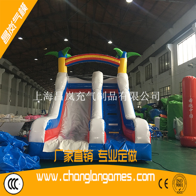 廠家直銷(xiāo)充氣滑梯 出口韓國(guó)風(fēng)格充氣滑梯 inflatable slide game for kids