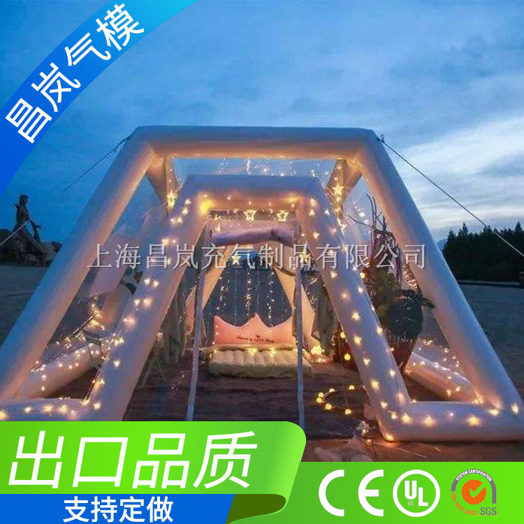 廠家直銷專業(yè)定做戶外夜景充氣透明框架防護(hù) 星空帳篷 三角形異形充氣框架觀天象充氣透明帳篷LED燈發(fā)光夜夜宿帳篷賓館創(chuàng)意屋頂露營(yíng)帳篷支持定做
